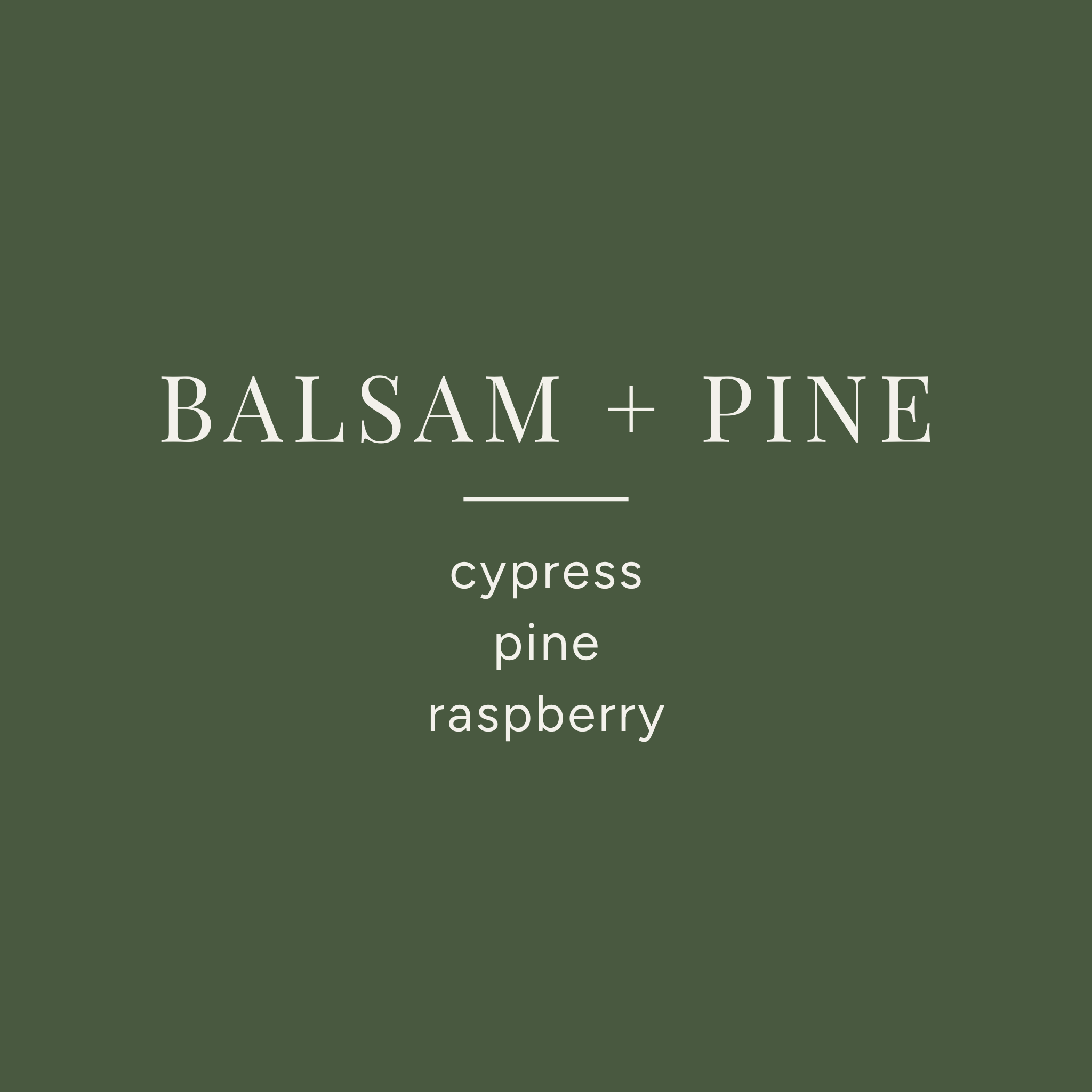 Balsam + Pine Deconstructed Candle | Candle Refill Kit