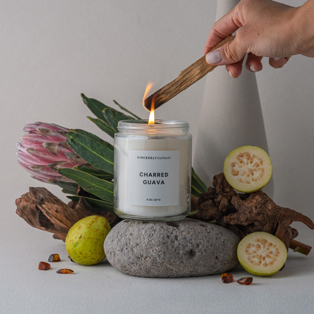 Charred Guava Deconstructed Candle | Candle Refill Kit