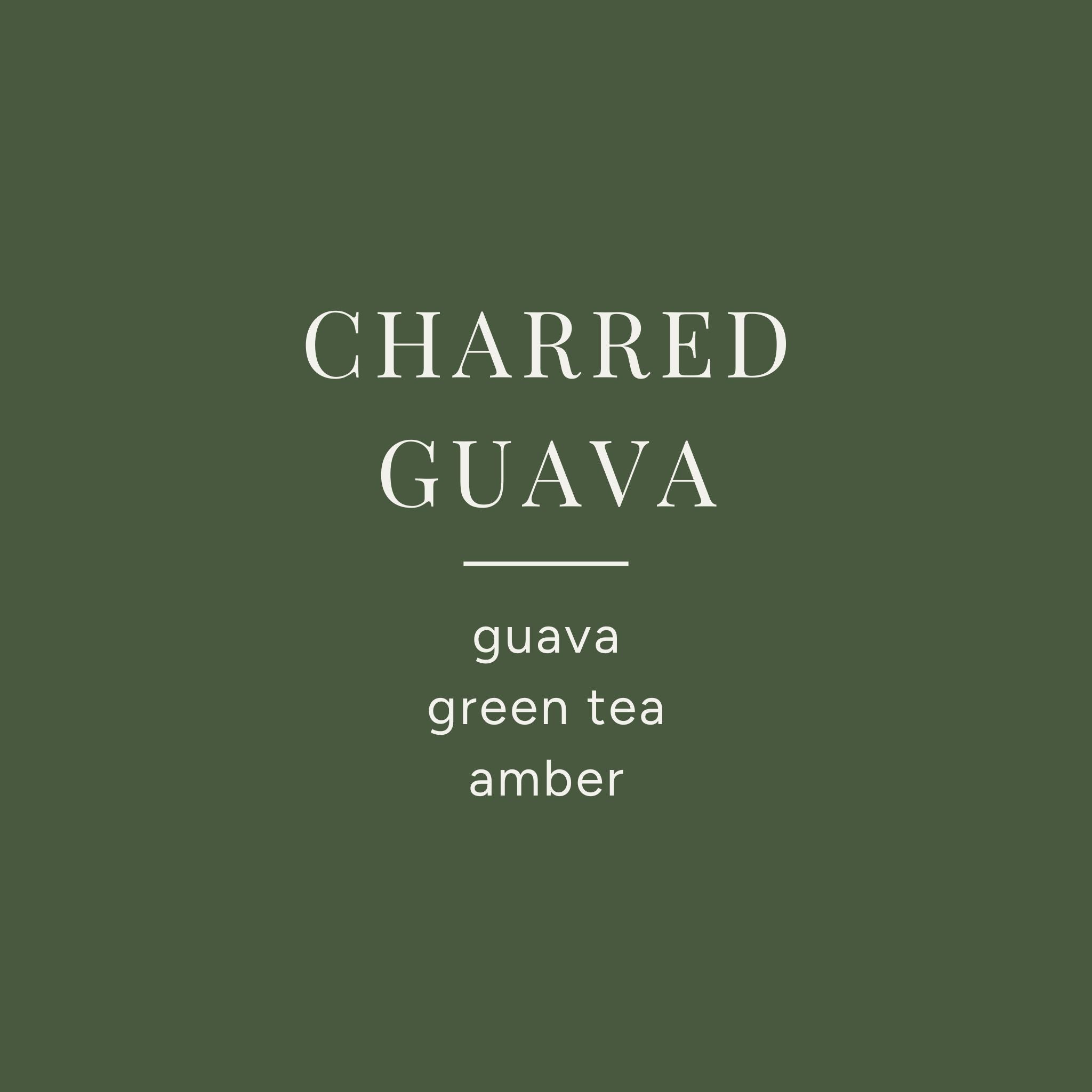 Charred Guava Deconstructed Candle | Candle Refill Kit