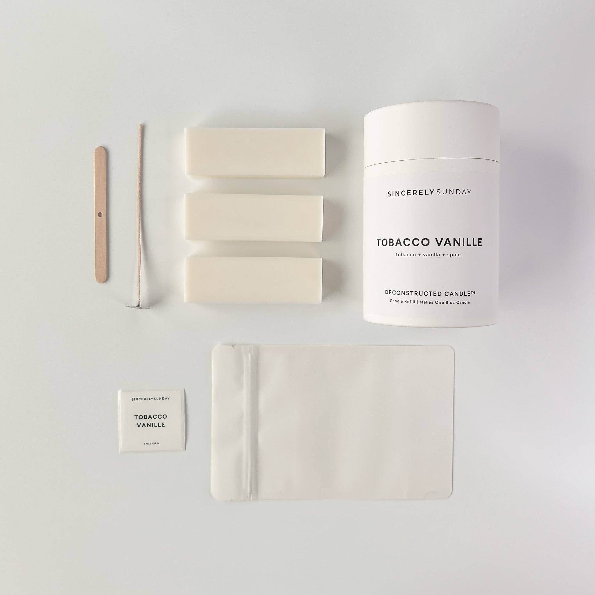 Tobacco Vanille Deconstructed Candle | Candle Refill Kit