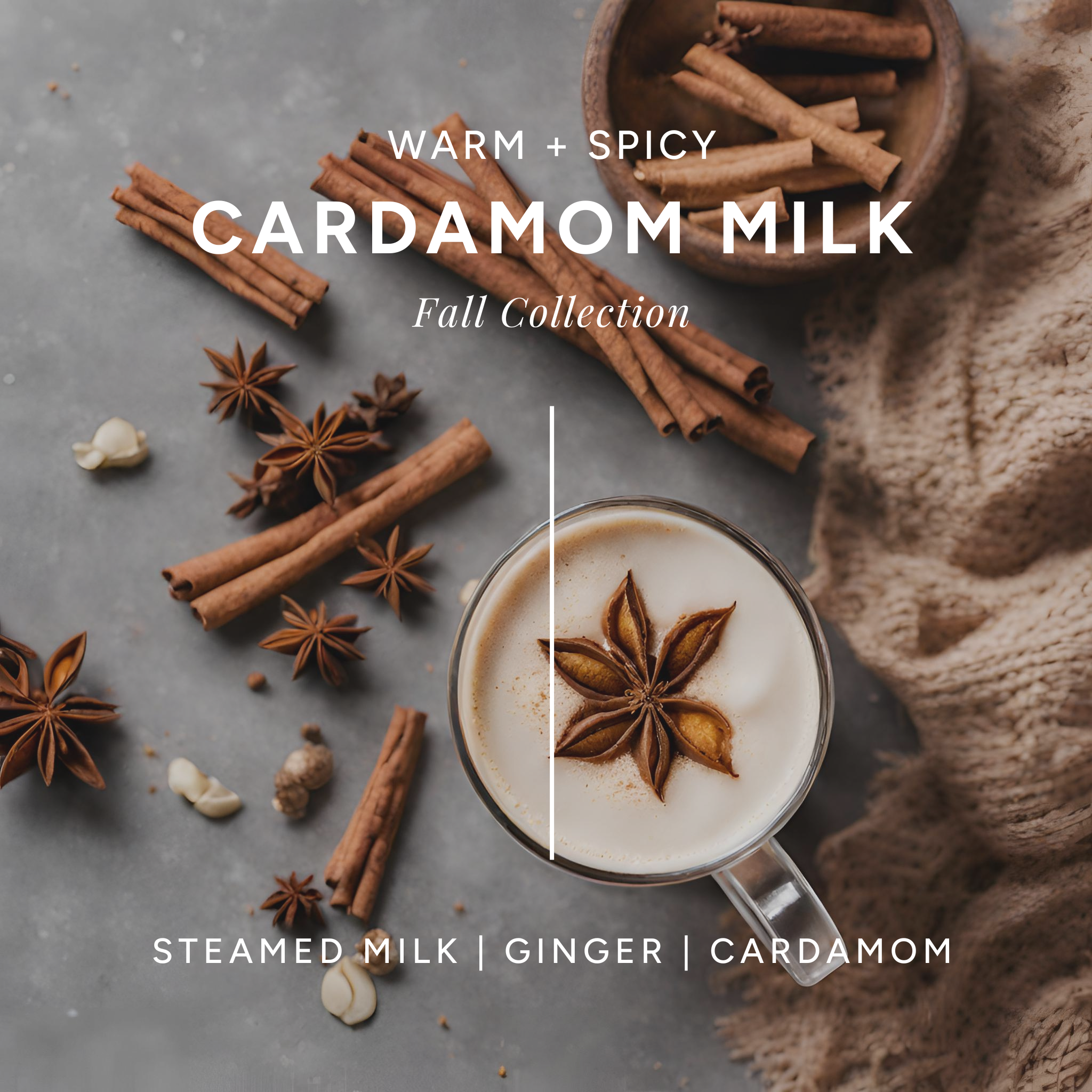 Cardamom Milk Deconstructed Candle | Candle Refill Kit