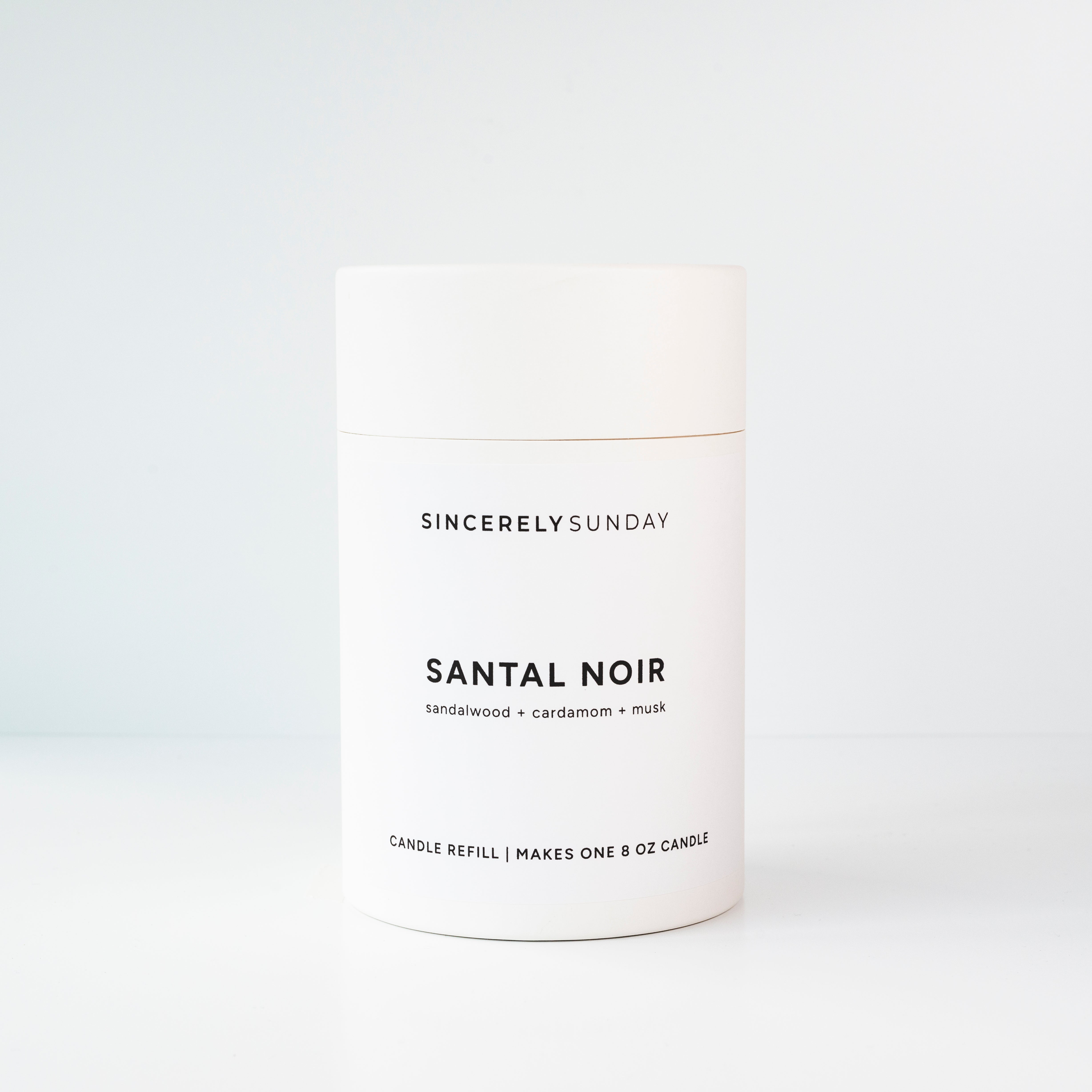 Santal Noir Deconstructed Candle | Candle Refill Kit