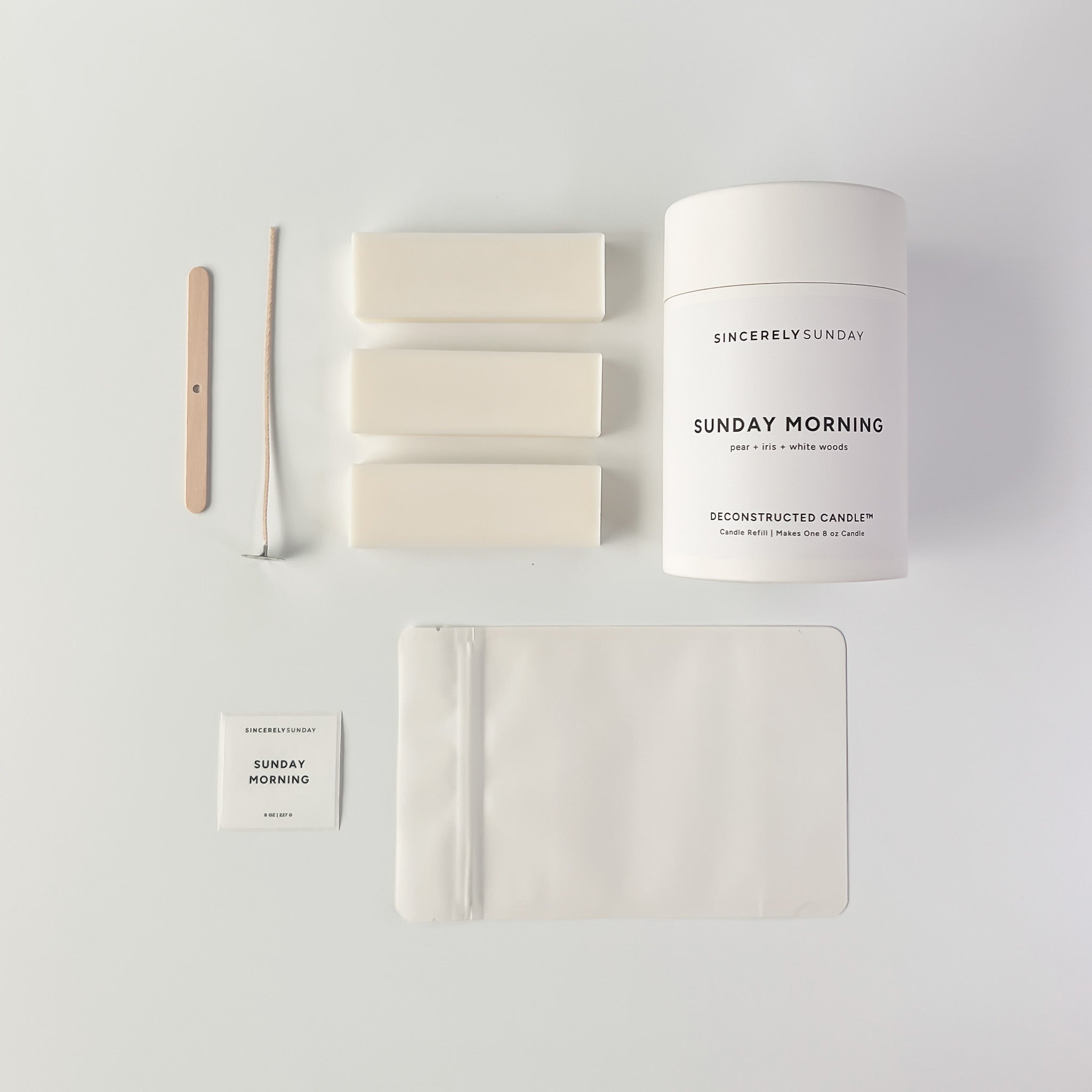 Sunday Morning Deconstructed Candle | Candle Refill Kit